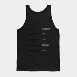 Language analogy Tank Top